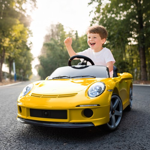 12v licensed ruf kids ride - gt,