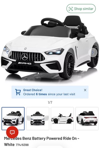 Mercedes benz ride car - mercedes, on