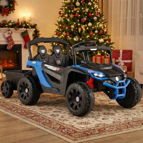 Battery powered ride - powered, on