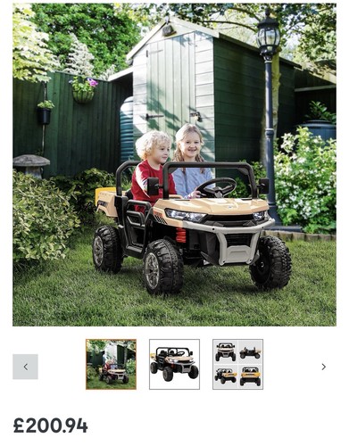Homcom 12v seater kids - 2,