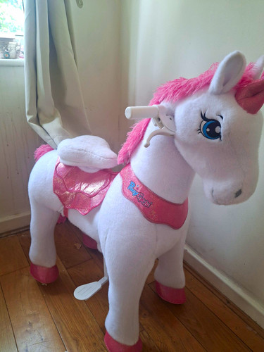 Ponycycle white pink ride - &,