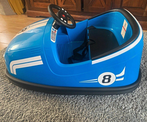 Blue kids electric ride - kids,