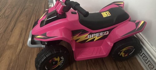 Electric quad bike pink - quad,