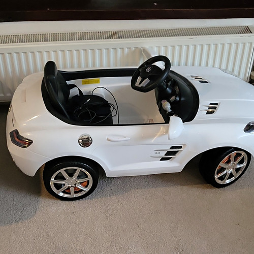 White kids battery electric - white,